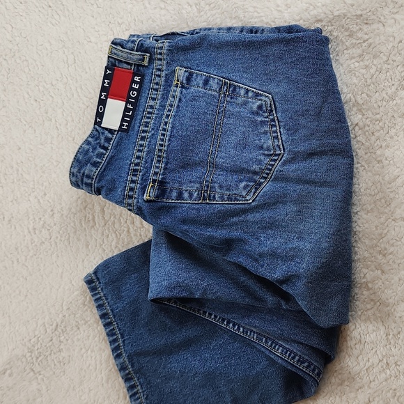 Classic Blue Denim Jeans Tommy Hilfiger 9 90s - Picture 7 of 7
